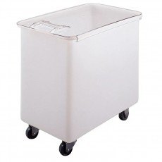 Cambro IB44148 Ingredient Bins, (42.5)Gallon(s), 320lb Capacity, Flat Top, White Plastic, Casters, 29-1/2(w) x 18-1/2(d) x 29(h) inch, NSF Listed