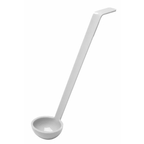 Cambro LD85148 Camwear® Ladles, 1oz, White, Polycarbonate, 10-9/16(h) inch, NSF Listed, 12 each
