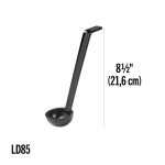 Cambro LD85148 Camwear® Ladles, 3/4oz, White, Polycarbonate, 8-1/2(h) inch, NSF Listed, 12 each