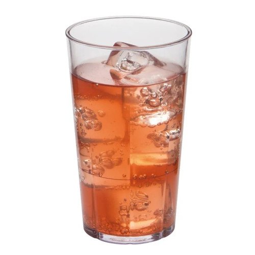 Cambro LDT16152 Lido® Tumbler, 16oz, SAN Plastic, Clear(152), 3-5/16(w) x 3-5/16(d) x 5-5/16(h) inch, NSF Listed – 3 Dozen