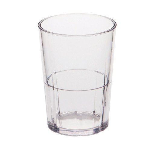 Cambro LDT6152 Lido® Tumbler, 6oz, SAN Plastic, Clear(152), 2-11/16(w) x 2-11/16(d) x 3-11/16(h) inch, NFS Listed – 3 Dozen