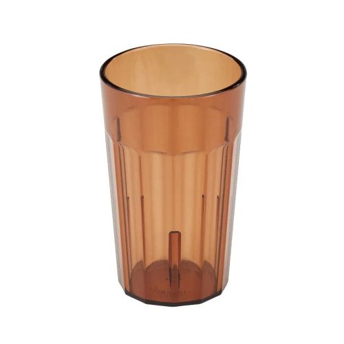 Cambro NT10153 Newport Tumbler, 10oz, SAN Plastic, Amber(153), 2-13/16(w) x 2-13/16(d) x 4-9/16(h) inch – 3 Dozen