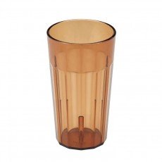 Cambro NT12153 Newport Tumbler, 12.6oz, SAN Plastic, Amber(153), 3(w) x 3(d) x 5-1/8(h) inch – 3 Dozen