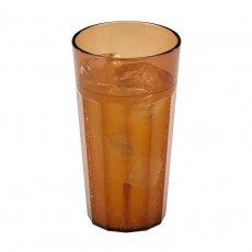 Cambro NT16153 Newport Tumbler, 16.4oz, SAN Plastic, Amber(153), 3-1/4(w) x 3-1/4(d) x 5-3/4(h) inch – 3 Dozen