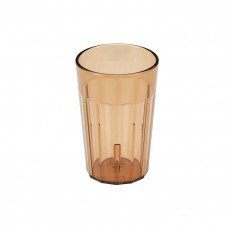 Cambro NT8153 Newport Tumbler, 7.7oz, SAN Plastic, Amber(153), 2-11/16(w) x 2-11/16(d) x 4(h) inch – 3 Dozen