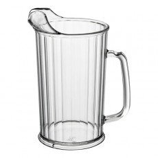 Cambro P60CW135 Camwear® Pitchers, 60oz, Clear, Polycarbonate, 7-1/4(w) x 7-1/4(d) x 9(h) inch, NSF Listed