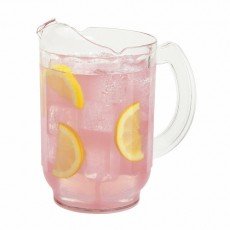 Cambro PL60CW135 Camwear® Laguna® Pitchers, 60oz, Clear, Polycarbonate, 6-3/4(w) x 6-3/4(d) x 8(h) inch, NSF Listed