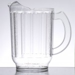Cambro PL60CW135 Camwear® Laguna® Pitchers, 60oz, Clear, Polycarbonate, 6-3/4(d) x 8(h) inch, NSF Listed
