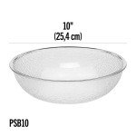 Cambro PSB10176 Salad/Pasta Serving Bowls, 3.2qt, Round, Polycarbonate, 10(w) x 10(d) x 3-1/4(h) inch, NSF Listed