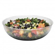 Cambro PSB15176 Salad/Pasta Serving Bowls, 11.2qt, Round, Polycarbonate, 15(w) x 15(d) x 4-7/8(h) inch, NSF Listed  – 4 each