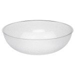 Cambro PSB18176 Salad/Pasta Serving Bowls, 20.2qt, Round, Polycarbonate, 18(w) x 18(d) x -5-3/4(h) inch, NSF Listed - 4 each