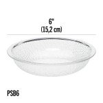Cambro PSB6176 Soup/Salad/Pasta/Cereal Bowls, 18.8oz, Round, Polycarbonate, 6(w) x 6(d) x 1-1/2(h) inch, NSF Listed – 1 Dozen