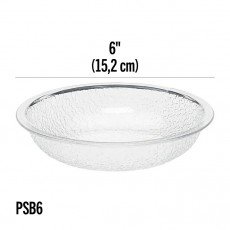 Cambro PSB6176 Soup/Salad/Pasta/Cereal Bowls, 18.8oz, Round, Polycarbonate, 6(w) x 6(d) x 1-1/2(h) inch, NSF Listed – 1 Dozen