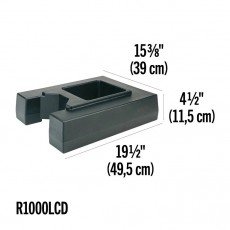 Cambro R1000LCD131 Camtainers® Stand Risers, Fit (11-3/4)Gallon(s) Beverage Servers, Brown 15-3/8(w) x 19-1/2(d) x 4-1/2(h) Inch, NSF Listed