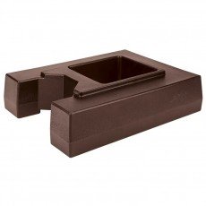 Cambro R1000LCD131 Camtainers® Stand Risers, Fit (11-3/4)Gallon(s) Beverage Servers, Brown 15-3/8(w) x 19-1/2(d) x 4-1/2(h) Inch, NSF Listed