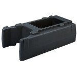 Cambro R500LCD110 Camtainers® Stand Risers, Fit (4.75) & (2.5Gallon(s) Beverage Servers, Black, 9-1/8(w) x 16-1/4(d) x 4-9/16(h) Inch, NSF Listed