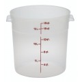 Cambro RFS18PP190 18qt  Round Translucent Polypropylene Food Container, NSF Listed