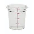 Cambro RFSCW4135 4 Qt Clear Polycarbonate Round Food Storage Container – NSF Listed