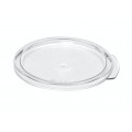 Cambro RFSCWC12135 Clear Polycarbonate Round Food Storage Container Cover for 12 Qt, 18 Qt & 22 Qt – NSF Listed
