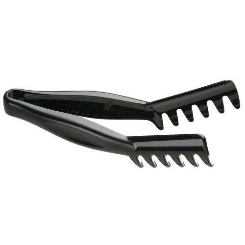Cambro TGA8110 Camwear® Lugano® Angled Tongs, Black, Polycarbonate, 8-1/4(L) inch, NSF Listed – 1 Dozen