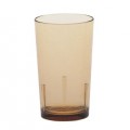 Cambro D12609 DEL MAR® Tumbler, 12oz, Light Amber(609), SAN Plastic, 2-15/16(w) x 2-15/16(d) x 4-3/4(h) inch – 3 Dozen