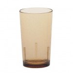 Cambro D12609 DEL MAR® Tumbler, 12oz, Light Amber(609), SAN Plastic, 2-15/16(w) x 2-15/16(d) x 4-3/4(h) inch – 3 Dozen