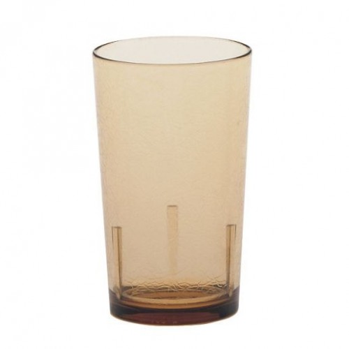 Cambro D12609 DEL MAR® Tumbler, 12oz, Light Amber(609), SAN Plastic, 2-15/16(w) x 2-15/16(d) x 4-3/4(h) inch – 3 Dozen