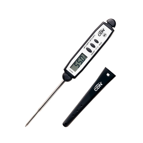 CDN DT450X Digital Pocket Thermometer, Black, NSF Listed