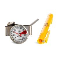 CDN IRT220-F Beverage & Frothing Thermometer, 5(L) inch Stem, NSF Listed
