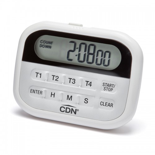 CDN PT2 4-Event Digital Timer & Clock, CE Listed