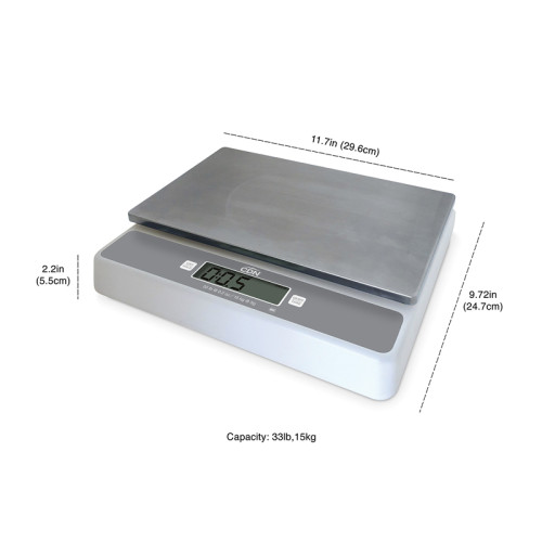 CDN SD3302 Digital Portion Control Scale, 33lb x 0.2oz/15kg x 5g  Capacity, NSF Listed