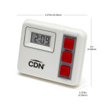 CDN TM2 Digital Timer, Counts 20 Hours By Minutes, CE Listed