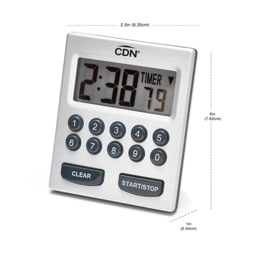CDN TM30 Direct Entry 2-Alarm Timer, CE Listed