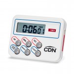 CDN TM8 Multi-Task Timer & Clock, CE Listed