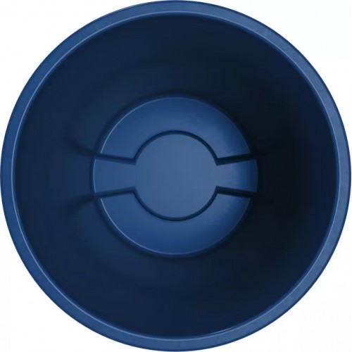 CFS Brands Bronco 84104414 Trash Can, (44)Gallon(s), Round, Polyethylene, Blue, NSF Listed