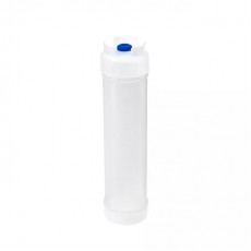 San Jamar EZ-Kleen 857316L Sauce Bottle, 16oz Capacity, Natural, Blue Valve, High Viscosity, NSF Listed, 12 each