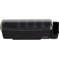 San Jamar BD4005E Dome Garnish Center, (5)Tray(s), (8)Pint(s) Capacity, Black, NSF Listed