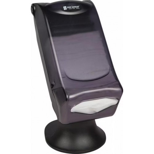 San Jamar Venue H5005STBK Napkin Dispenser, Stand Mount, Fullfold Control Face, Black Pearl, Holds 450 Napkins, NSF Listed