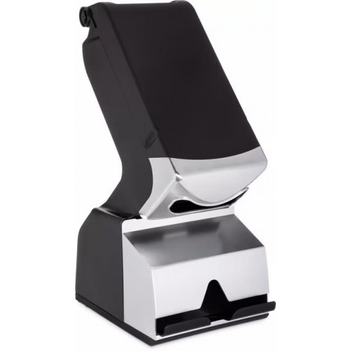San Jamar MODH6003SN Modular Napkin & Straw Combo Dispenser, Black, NSF Listed