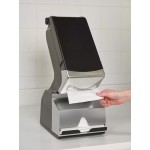 San Jamar MODH6003SN Modular Napkin & Straw Combo Dispenser, Black, NSF Listed