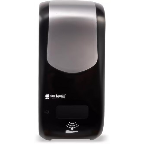 San Jamar SHF970BKSS Summit RelyÂ® Hybrid Electronic Soap Foam Dispenser, 900mL Capacity, Black/Silver