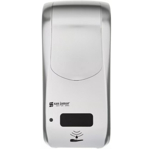 San Jamar SHF970SS Summit Rely® Hybrid Electronic Soap Foam Dispenser, 900mL Capacity, Silver, CE Listed