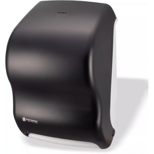San Jamar T1300TBK Tear-N-Dry Classic Roll Towel Dispenser, Wall Mount, Hands-Free, Black Pearl, Plastic, CE Listed