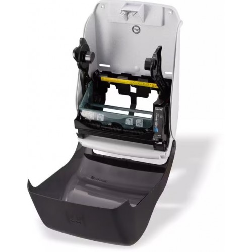 San Jamar T1300TBK Tear-N-Dry Classic Roll Towel Dispenser, Wall Mount, Hands-Free, Black Pearl, Plastic, CE Listed