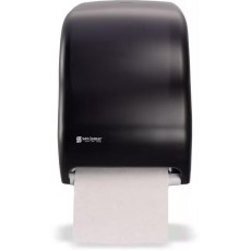 San Jamar T1300TBK Tear-N-Dry Classic Roll Towel Dispenser, Wall Mount, Hands-Free, Black Pearl, Plastic, CE Listed