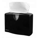 San Jamar T1740BK Towel Dispenser, Countertop, Holds C-Fold/Multi-Fold Towel, Black