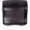 San Jamar T1755TBK Ultrafold Fusion 240 C-Fold/400 Multi-Fold Towel Dispenser, Translucent Black Pearl