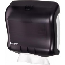 San Jamar T1750TBK Ultrafold 240 C-Fold/400 Multi-Fold Towel Dispense, Translucent Black Pearl