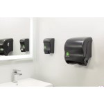 San Jamar T950REBK Element ecoLogic Lever Roll Towel Dispenser, All Core Sizes, Black