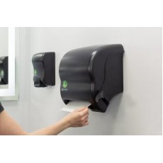 San Jamar T950REBK Element ecoLogic Lever Roll Towel Dispenser, All Core Sizes, Black